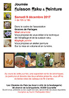 Ateliers peinture et raku, Graines de Partage, Cauneille (64)